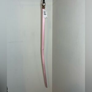 NWT Kate Spade Stitched Edge Genuine Leather Belt in Pink Size Medium